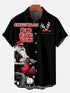 Men's Christmas Funny Graphic Short Sleeve Hawaiian Shirt